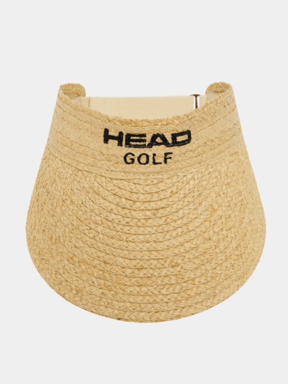 ​HEAD Golf Raffia Visor Sun Hat Natural Beige Woven NWT MSRP $65